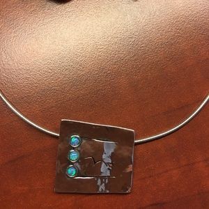 Silpada faux opal necklace